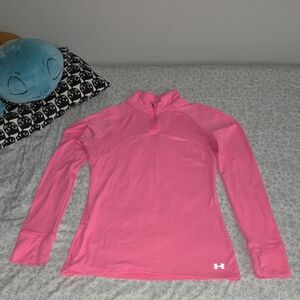 Under Armour Vibrant Pink Half-Zip Top